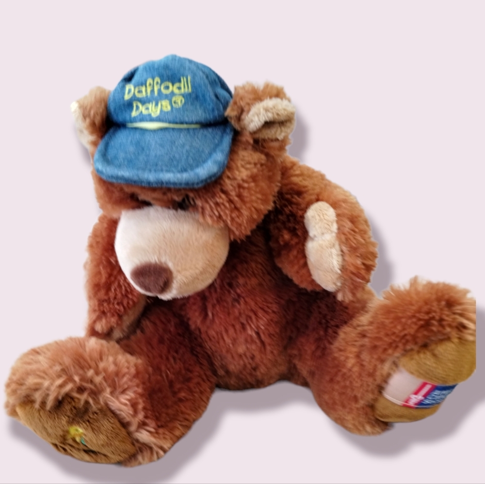 ✓Boyds Special Edition American Cancer Society Daffodil Days Teddy Bear Plush
